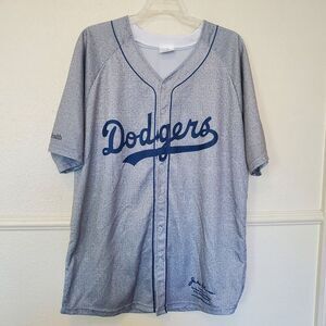 Dodgers Jersey XL Jackie Robinson #42 Gray Los Angeles LA Dodgers 75th Anniv MLB